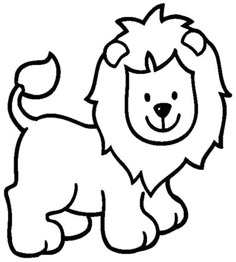 Lion Coloring Pages For Kids At Getdrawings Free Download