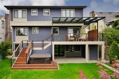 Mark the rise and run for each step on the 2 x 12 stringer lumber. 2019 Cost to Build a Deck - Complete Guide to Decking ...