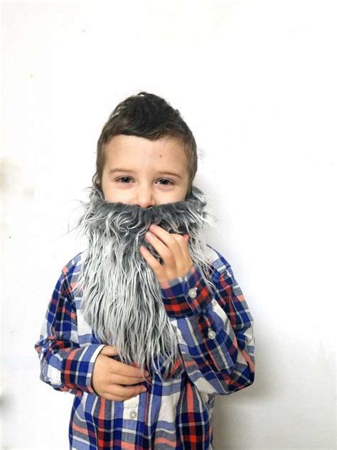 Make This Fun Costume Beard For Kids Diy Beard Costume Beard