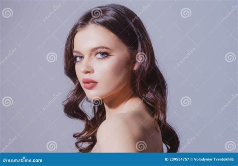 Beauty Portrait Of Beautiful Female Model Beautiful Young Girl With