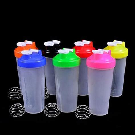 Buy 1pc Shake Gym Protein Shaker Mixer Cup Bottle Drink Whisk Ball 400ml At Affordable Prices