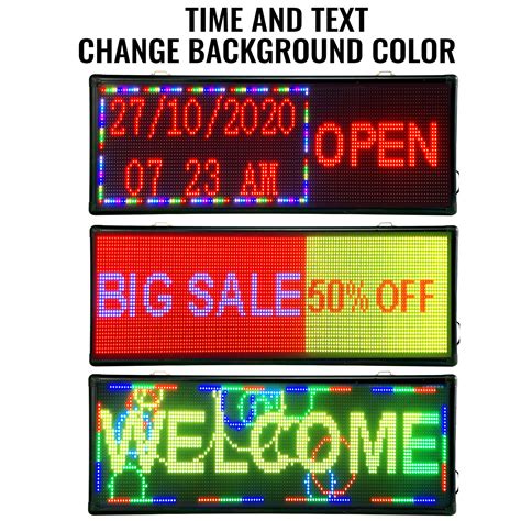 Led Scrolling Sign 40 X 15 P10 Led Sign Digital Led Message Display