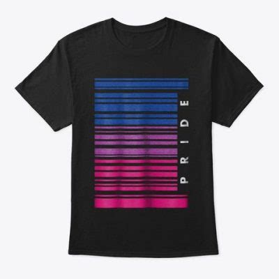 Barcode Bisexual Pride LGBT T Shirt EL01