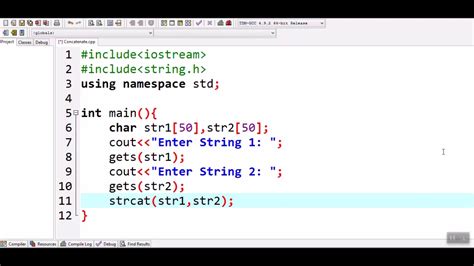 How To Concatenate Two Strings In C YouTube