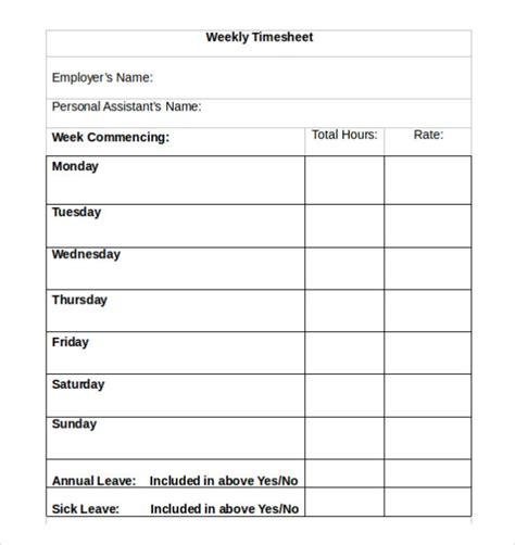 Bi Weekly Time Sheet Templates At Allbusinesstemplatescom Bi Weekly