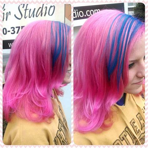 Blue Hair Chalk By Rebecka Stylist Whs Hair Chalk Hair Studio