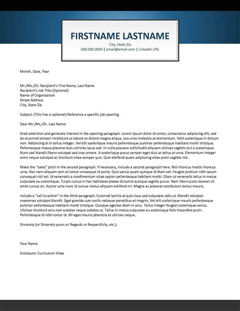 Cover Letter Examples 2022