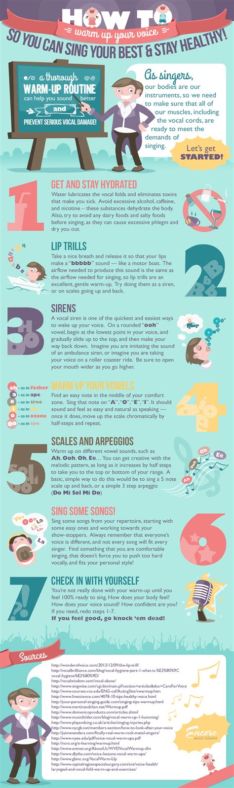 Infographic How To Warm Up Your Voice To Sing Your Best And Stay Healthy