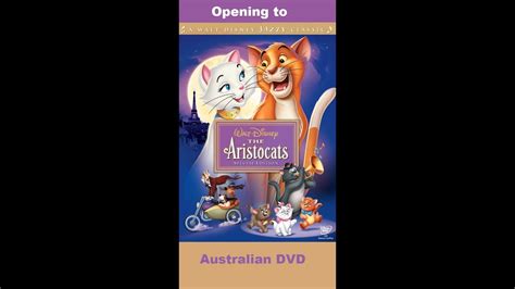 Opening To The Aristocats Australian Dvd Youtube