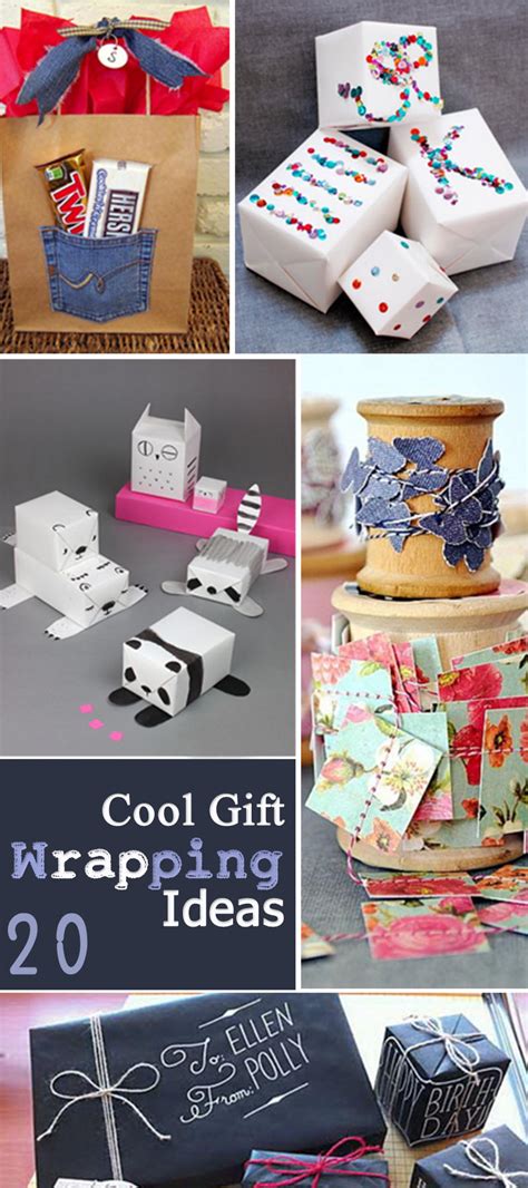 Maybe you would like to learn more about one of these? 20 Cool Gift Wrapping Ideas - Hative