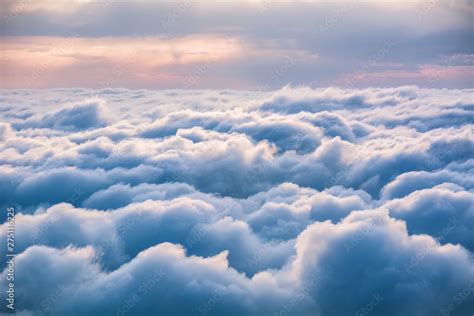 View Of The Clouds From Above At Dawn Stock Photo Adobe Stock