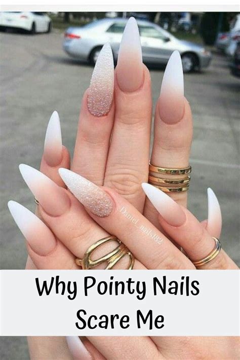 Pointy nails seem to be a popular trend that I can't get on board with
