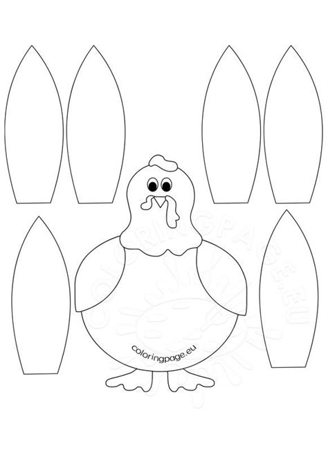 Printable Turkey Template Cut Outs
