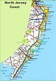 New Jersey coast map - Ontheworldmap.com