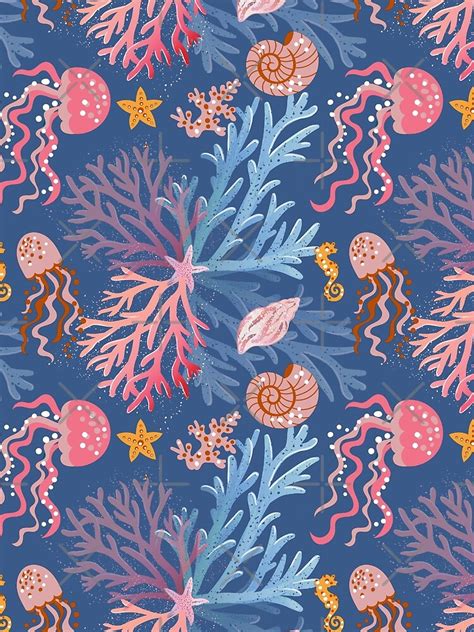 Coral Reef Pattern Sleeveless Top For Sale By Virilamissa Redbubble