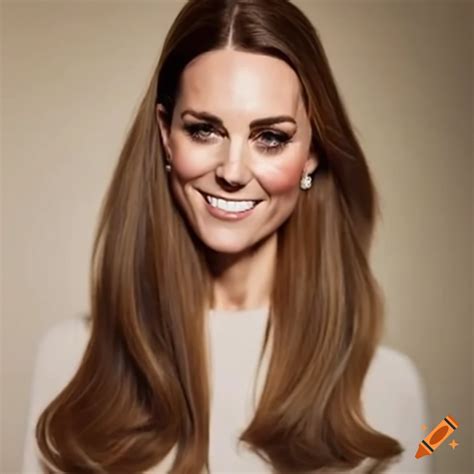 Kate Middleton Styling Head Getting Her Hair Trimmed