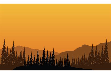 Illustration Of Mountain Scenery Graphic By Cityvector91 · Creative Fabrica