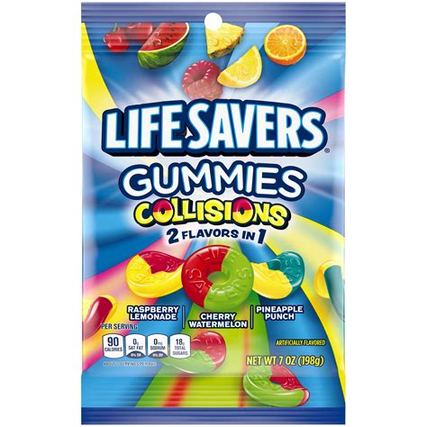 Life Savers Collisions Gummy Candy 7 Oz Bag