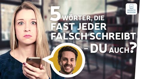 Diese Rechtschreibfehler Macht Fast Jeder Chat Mit Mirko Musstewissen Deutsch Youtube