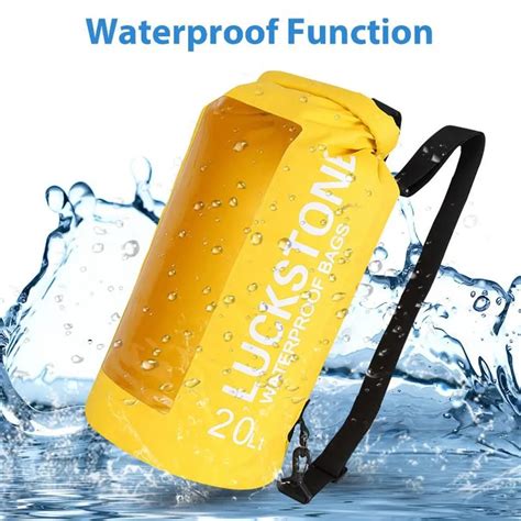 Waterproof Dry Bag Sack Ocean Pack Floating Boat Kayaking Backpack Roll Top Travel With Straps