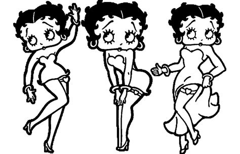 Helen kane (a singer) and clara bow (an actress). Betty Boop Drawings | Free download best Betty Boop ...