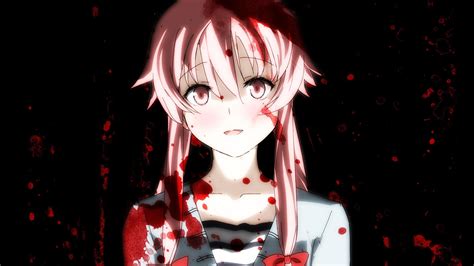 Desktop Anime Girl Bloody Wallpapers Wallpaper Cave