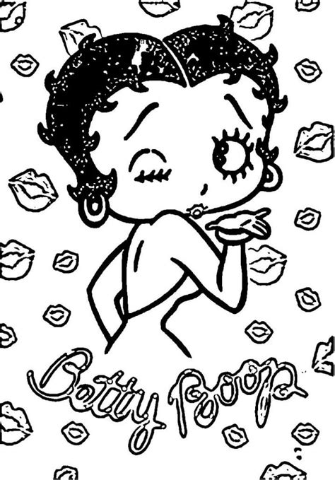 Dibujos De Betty Boop 25913 Dibujos Animados Para Colorear Y Pintar