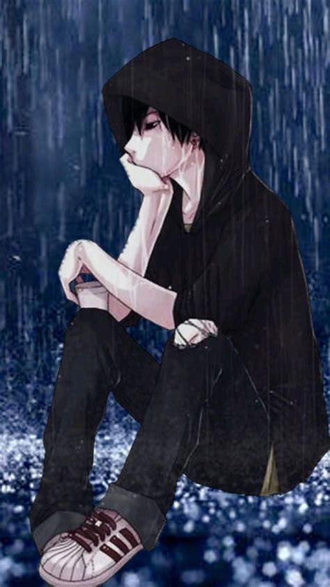 Sad Anime Boy Wallpaper Wallpapertag