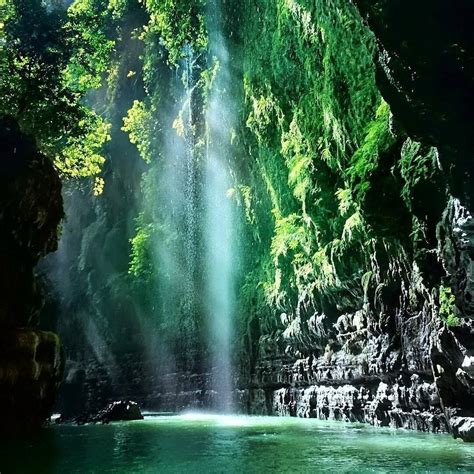 A Hidden Green Canyon In West Java Cukang Taneuh Indonesia Photo By