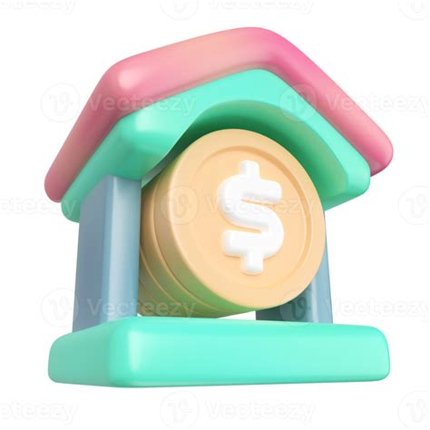 Bank 3d Illustration Icon 19031073 Png
