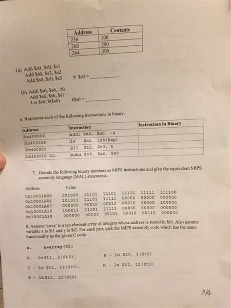 Solved Homework 1 Due Feb 22 A Write MIPs Assembly Code Chegg Com