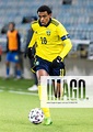 221123 Sveriges Amar Ahmed Fatah under EM-kvalmatchen P-18 mellan ...