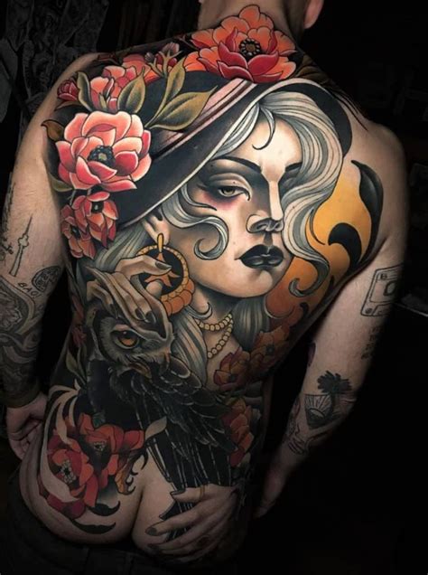 Neo Traditional Tattoos Main Themes Designs Artists Full Chest