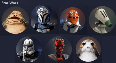 New Star Wars Profile Icons Added To Disney Disney Plus Informer