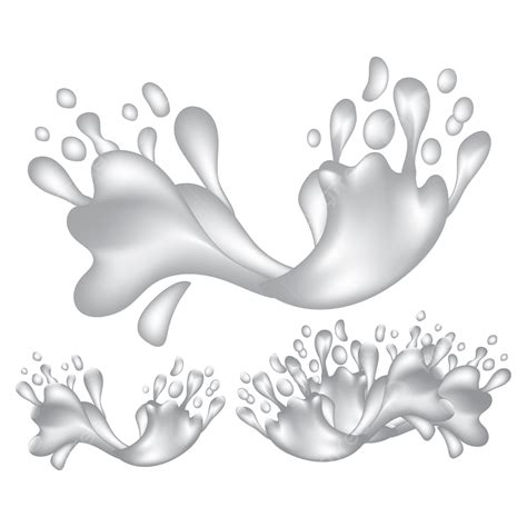 Susu Dan Percikan Air Percikan Susu Cipratan Air Susu Png Dan Vektor Dengan Background
