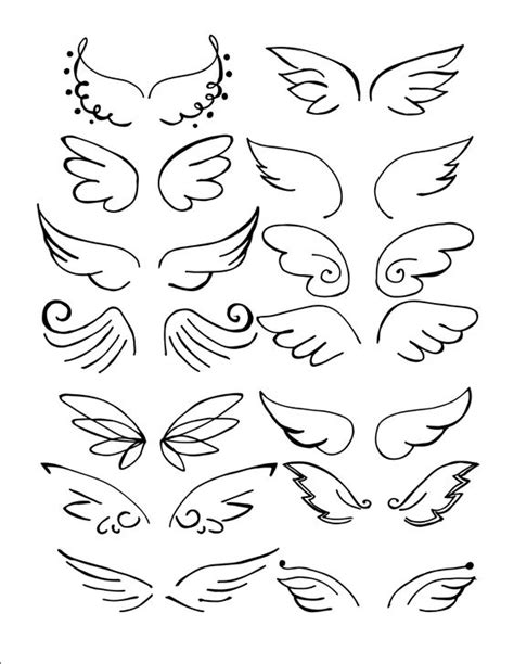 10 Dibujos De Alas De Angel Para Tatuar