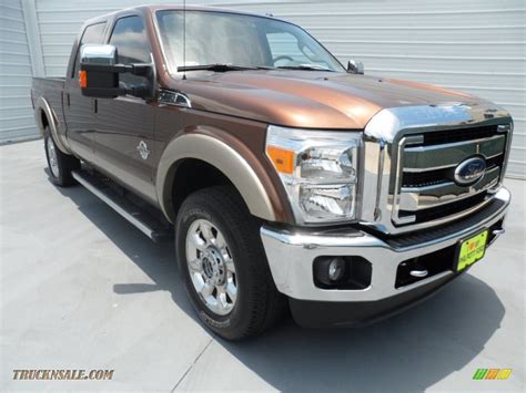 2011 Ford F250 Super Duty Lariat Crew Cab 4x4 In Golden Bronze Metallic