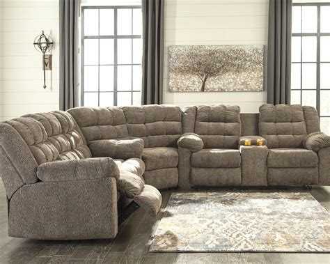 Workhorse 3 Piece Reclining Sectional 58401s1 By Signature Design By