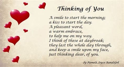Thinking Of You Poems For Him
