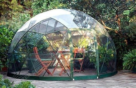 5 50m Igloo Dome Tent Aluminum Frame Structure Water Proof Pvc Roof