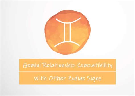 Gemini Relationship Compatibility With Other Signs Revive Zone
