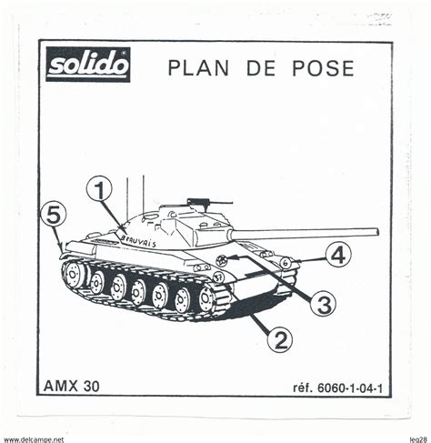 Autres Plan De Pose Amx 30