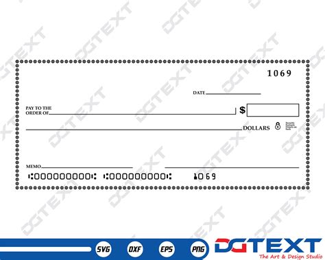 Blank Check Template For Presentation