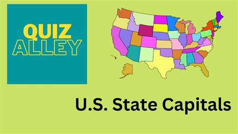 Quiz Alley Us State Capitals Youtube