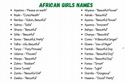 110+ Beautiful African Girls Names with Meanings (2024)