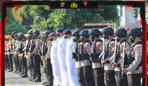 Apel Kesiapsiagaan Dan Gelar Kendaraan Personil Satbrimob Polda Diy