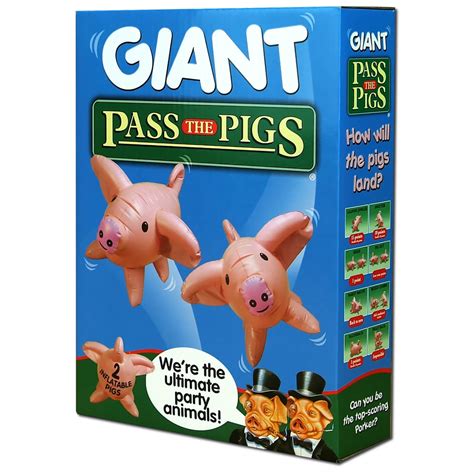 Giant Pass The Pigs Dice Game Toys Zavvi Uk