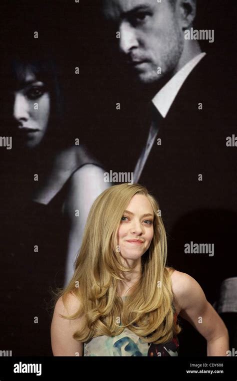 Nov 3 2011 Madrid Spain Actress Amanda Seyfried Attends In Time