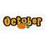 Clip Art Calendar Banner Royalty Free  October Clipart
