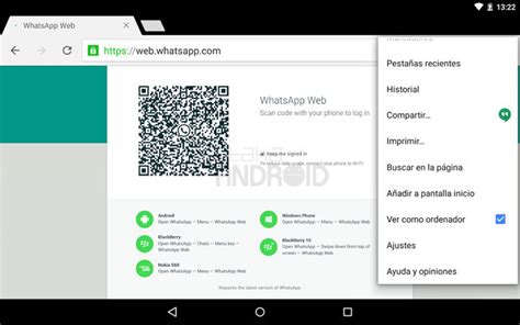 Con Whatsapp Web También Podrás Usar Whatsapp Desde Tu Tablet Android